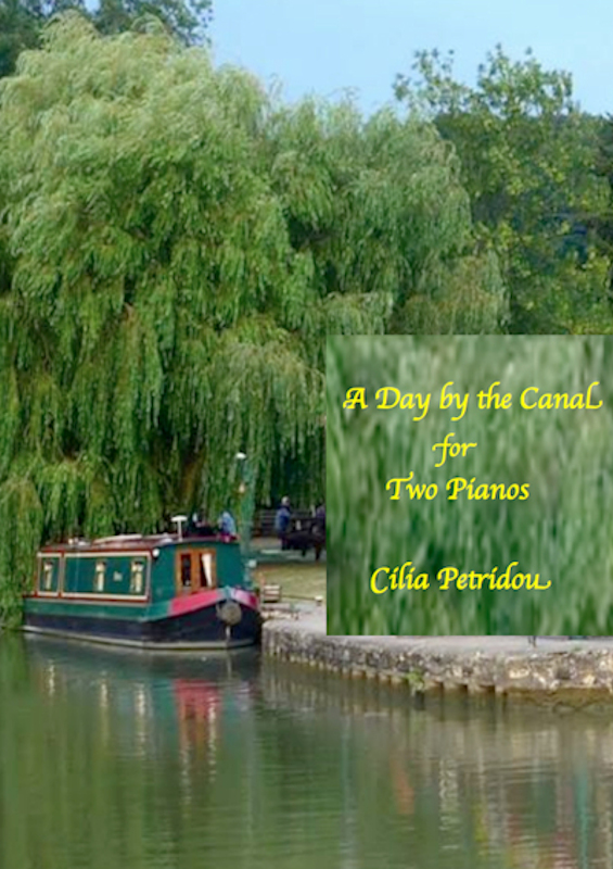 Cover picture for A Day by the Canal (1986) for Two Pianos